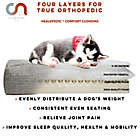 Alternate image 4 for Club Nine Pets Roma Orthopedic Dog Bed