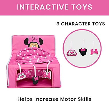 Delta Children Sit &#39;N Play Minnie Mouse Portable Activity Seat in Pink. View a larger version of this product image.