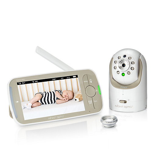 Alternate image 1 for Infant Optics DXR-8 PRO 5-Inch Baby Monitor in White/Beige