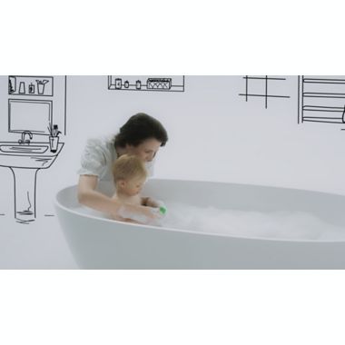 Baby Patent&copy; Bubble Buddy 3-in-1 Bath Game, Toy, and Bubble Maker Set. View a larger version of this product image.