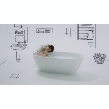 Baby Patent&copy; Bubble Buddy 3-in-1 Bath Game, Toy, and Bubble Maker Set. View a larger version of this product image.