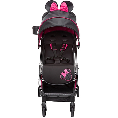 Disney Baby&reg; Minnie Mouse Ultra Compact Single Stroller in Pink. View a larger version of this product image.