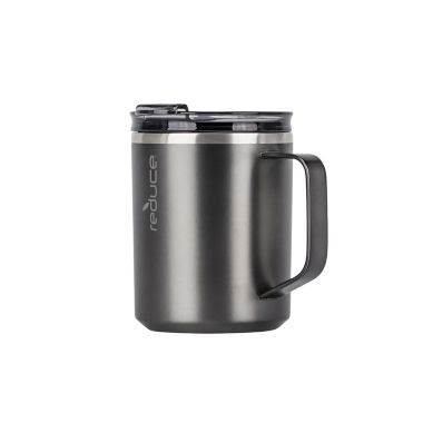 Reduce&reg; Hot1 14 oz. Stainless Steel Travel Mug in Charcoal. View a larger version of this product image.
