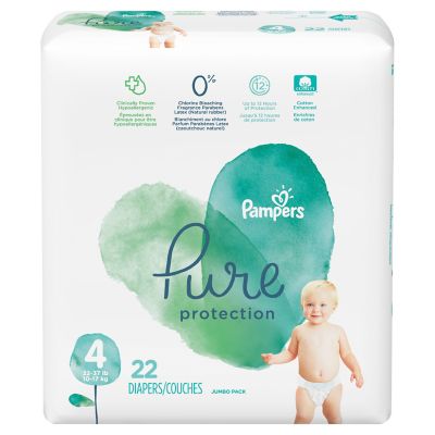pure diapers size 4