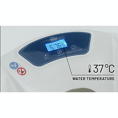 Baby Patent&reg; AquaScale 3-in-1 Scale, Water Thermometer and Bathtub in White. View a larger version of this product image.