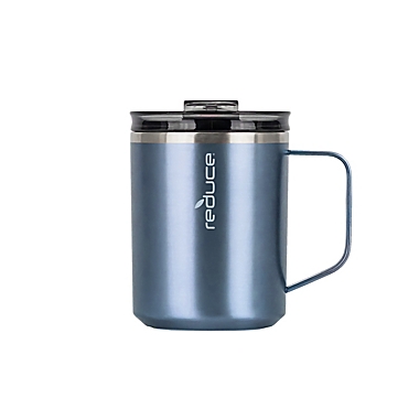 reduce&reg; 14 oz. Desk Mug in Ice Blue with Lid. View a larger version of this product image.