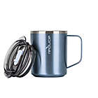 Alternate image 1 for reduce&reg; 14 oz. Desk Mug in Ice Blue with Lid