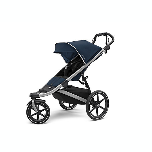 Alternate image 1 for Thule® Urban Glide 2 All-Terrian & Jogging Stroller in Blue/Silver