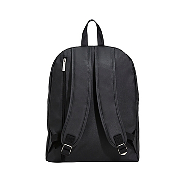 Honest&reg; Coated Canvas City Backpack in Black. View a larger version of this product image.