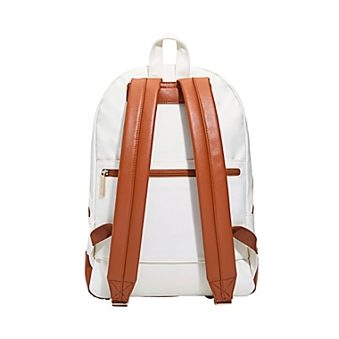 Honest&reg; Uptown Canvas Backpack in Cream. View a larger version of this product image.