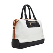 Honest&reg; Crosstown Carryall Travel Tote in Cream/Black