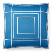 Lauren Ralph Lauren Sandra Floral Geometric Square Throw Pillow in Blue
