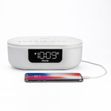 iHome&reg; UV-C Sanitizer with Bluetooth Speaker. View a larger version of this product image.