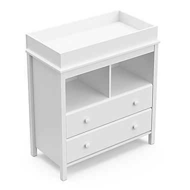 Storkcraft&reg; Alpine 2-Drawer Changing Dresser in White. View a larger version of this product image.