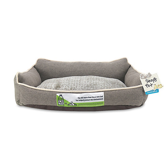Alternate image 1 for High Backed Lounger Pet Bed in Cocoa
