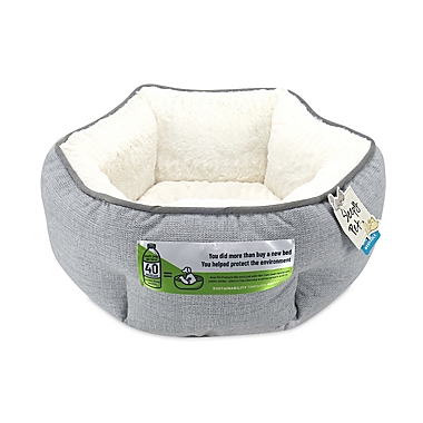Hexagon Pet Bed in Silver<br />. View a larger version of this product image.