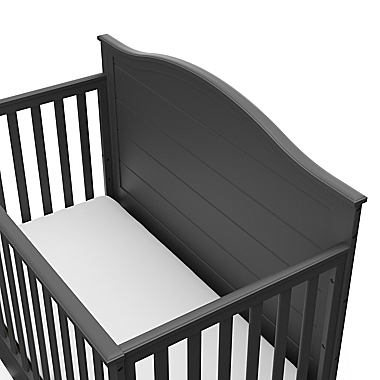 Storkcraft&reg; Moss 4-in-1 Convertible Crib with Drawer in Grey. View a larger version of this product image.