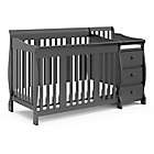 Alternate image 0 for Storkcraft&trade; Portofino 4-in-1 Convertible Crib and Changer in Grey