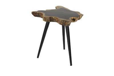 Contemporary Rosewood Accent Table with Splayed Legs - Olivia & May