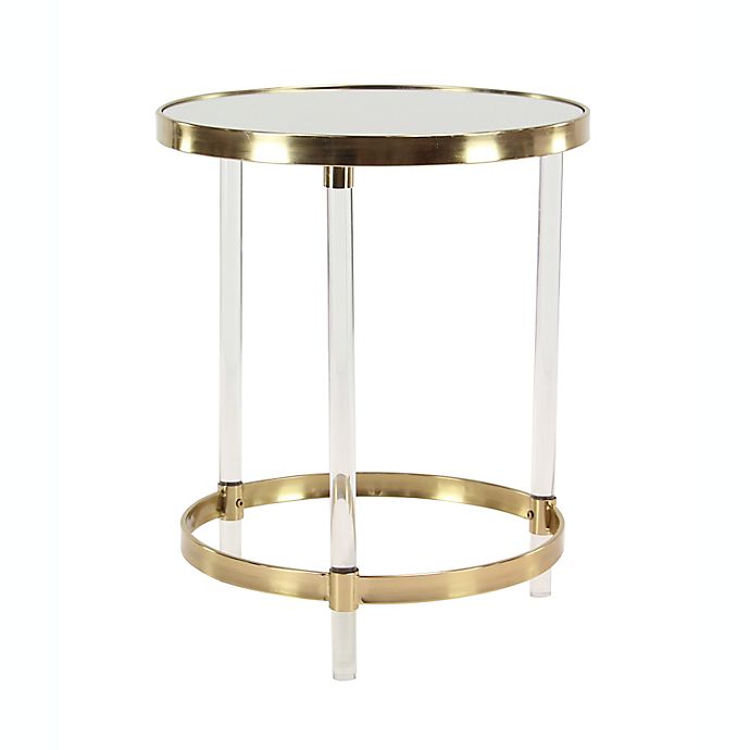 Ridge Road D Eacute Cor Round Mirrored, Round Mirrored Accent Table