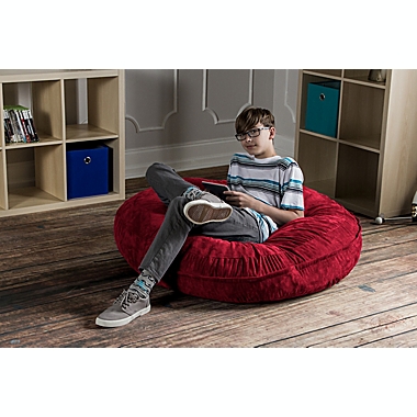 Jaxx&reg; Cocoon Kids Bean Bag Chair in Red. View a larger version of this product image.