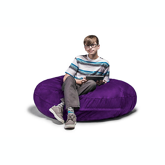 Alternate image 1 for Jaxx® Cocoon Kids Bean Bag Chair in Purple