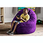Alternate image 2 for Jaxx&reg; Cocoon Kids Bean Bag Chair in Purple