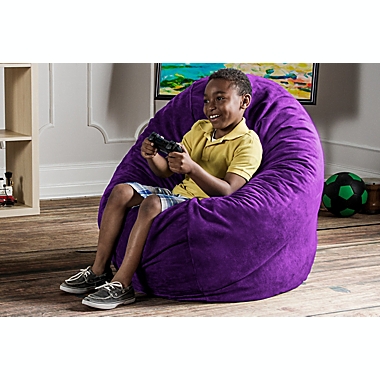 Jaxx&reg; Cocoon Kids Bean Bag Chair in Purple. View a larger version of this product image.
