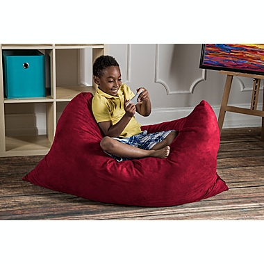 Jaxx&reg; 42-Inch Pillow Saxx Bean Bag Chair in Red. View a larger version of this product image.