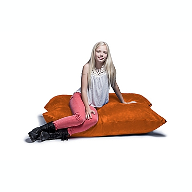 Jaxx&reg; 42-Inch Pillow Saxx Bean Bag Chair in Orange. View a larger version of this product image.