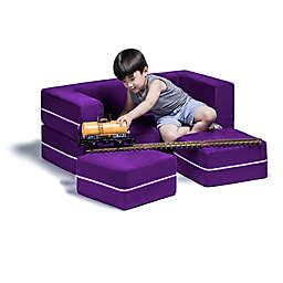 Jaxx® Zipline Convertible Kids Loveseat in Purple