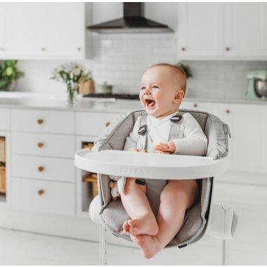 BEABA&reg; Up &amp; Down High Chair in White. View a larger version of this product image.