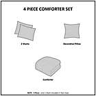 Alternate image 7 for Mi Zone Pearl Metallic 4-Piece Reversible Full/Queen Comforter Set in Teal/Purple