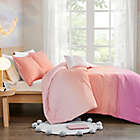 Alternate image 1 for Mi Zone Glimmer Metallic Glitter 4-Piece Reversible Full/Queen Comforter Set in Pink