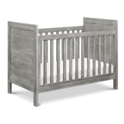 weathered white crib