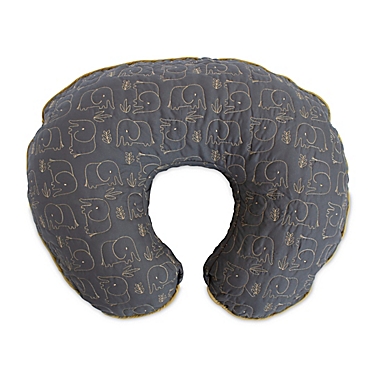 Boppy&reg; Luxe Quilt Elephant Nursing Pillow and Positioner in Grey/Gold. View a larger version of this product image.