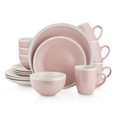 hot pink dinnerware sets