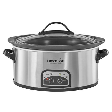 Crock-Pot Easy Clean Programmable Slow Cooker in Stainless Steel | Bed ...