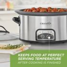 Alternate image 3 for Crockpot&trade; Easy Clean Programmable Slow Cooker in Stainless Steel