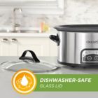 Alternate image 5 for Crockpot&trade; Easy Clean Programmable Slow Cooker in Stainless Steel