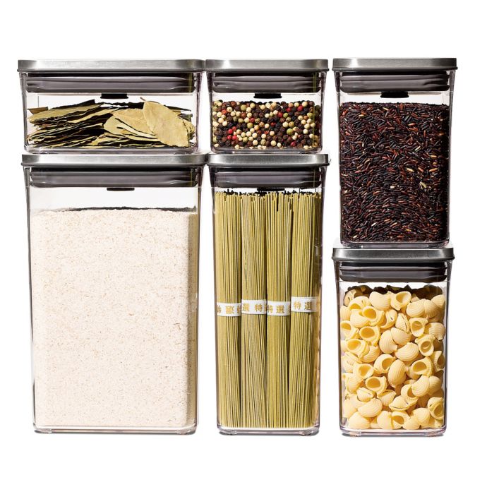 OXO Steel POP 6-Piece Container Set | Bed Bath and Beyond Canada