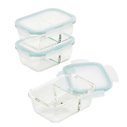 Lock N' Lock Purely Better 3-Pack Divided Food Storage Containers