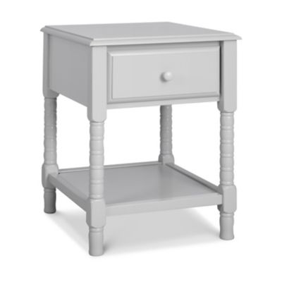 DaVinci Jenny Lind Spindle Nightstand in Fog Gray