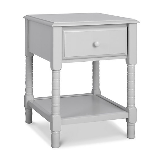 Jenny Lind Spindle Nightstand In Fog, Jenny Lind Floor Lamp