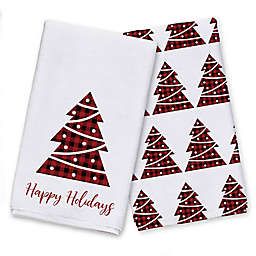Details about   Christmas Kitchen Tea Towels 2 ‘Santa Have a Cookie Forget List’ Celebrate It 