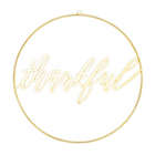 Alternate image 0 for Style Me Pretty &quot;Thankful&quot; 18-Inch Decorative Sign in White/Yellow