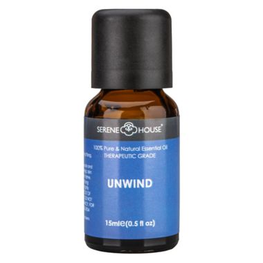 Serene House&reg; Unwind 15 mL Essential Oil. View a larger version of this product image.