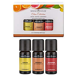 Serene House® 3-Pack Citrus 10 mL Essential Oils Gift Set