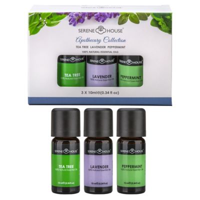 Serene House&reg; 3-Pack Apothecary 10 mL Essential Oils Gift Set
