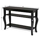 Alternate image 2 for Kate and Laurel&trade; Lillian Console Table in Black